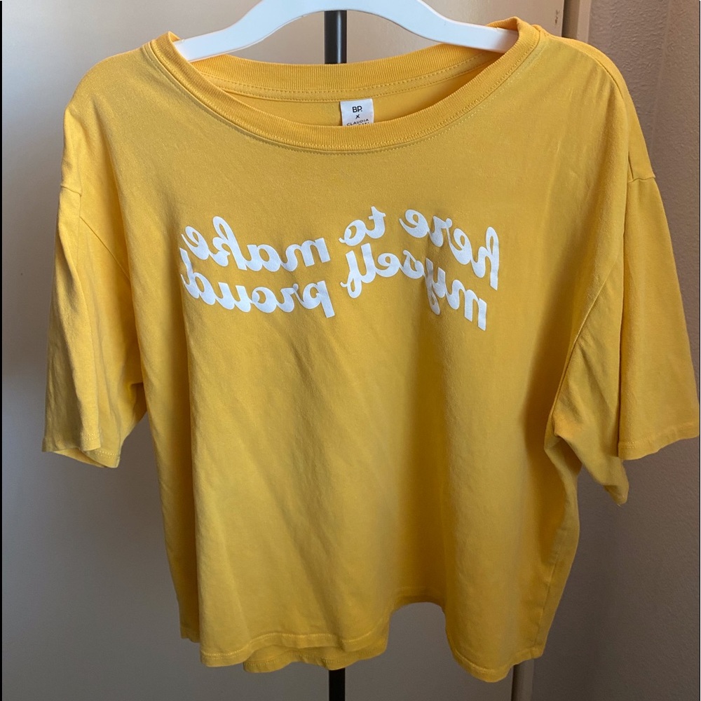 “Here to make myself proud” t-shirt